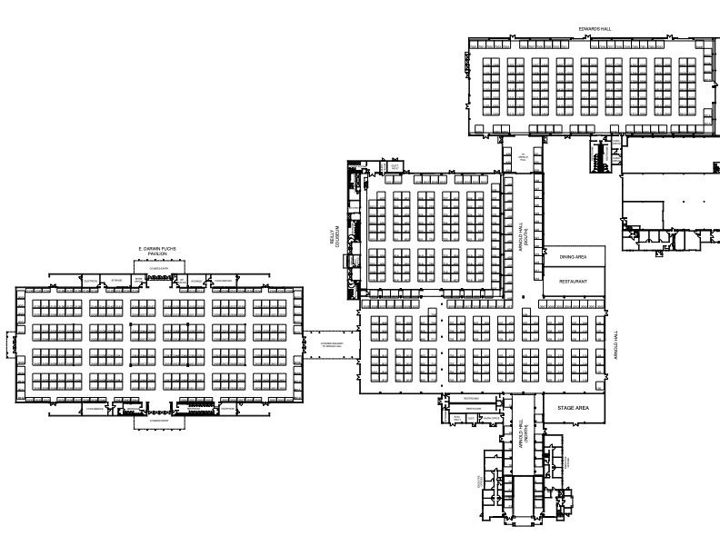 Uploaded home show floor plan used as the source for Mapboot map creation